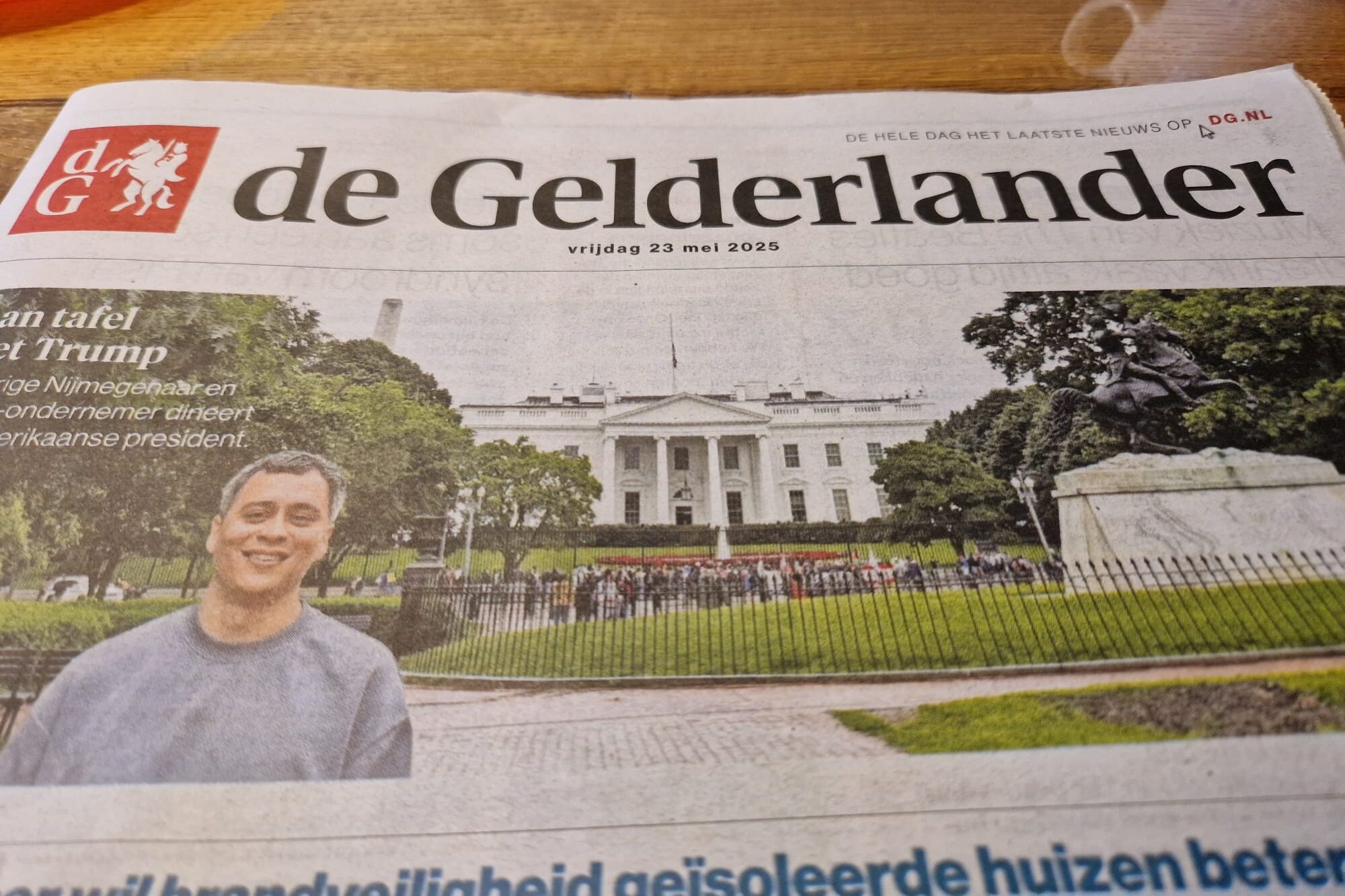 Gelderlander Front page